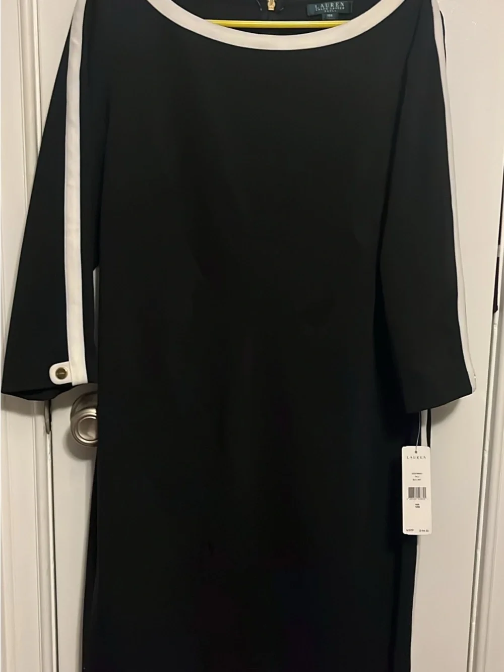 LRL Lauren Ralph Lauren black formal dress NWT 18W